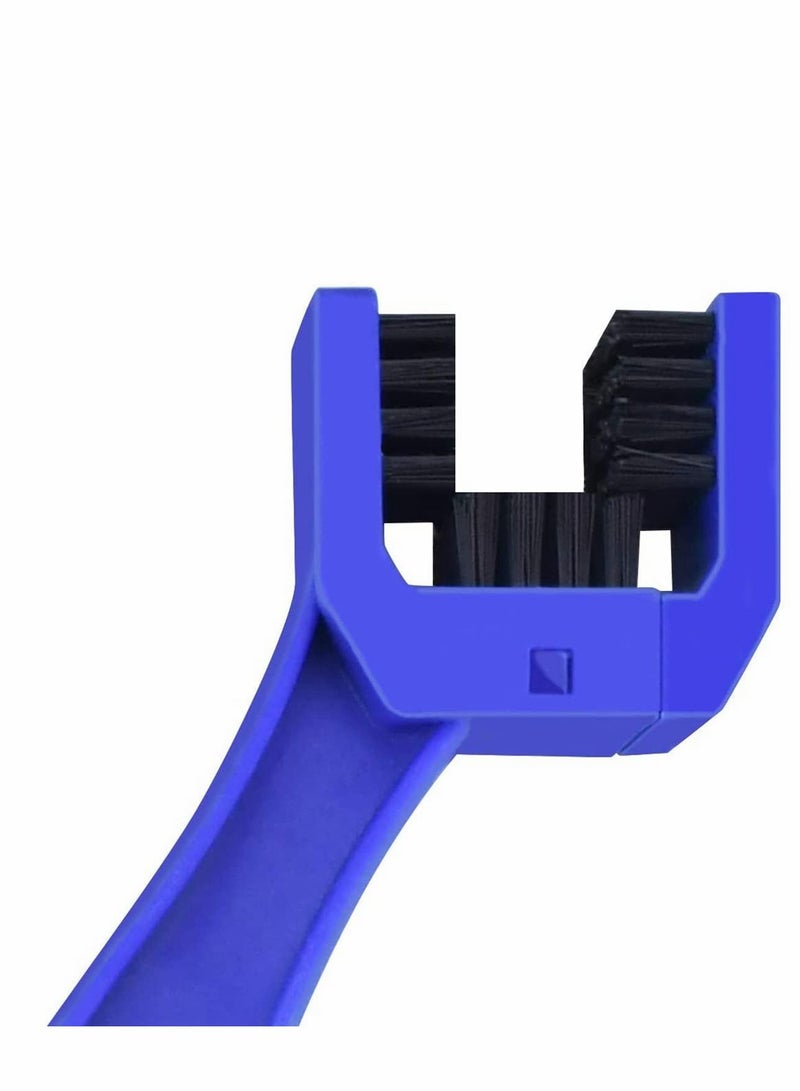 Excefore Cycling Motorcycle Bicycle Chain Crankset Brush Cleaner Cleaning Tool Blue - Image 3