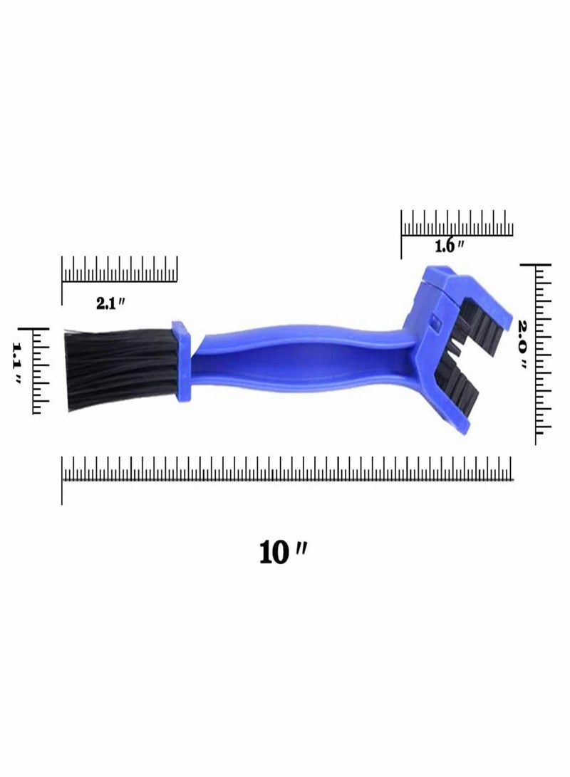 Excefore Cycling Motorcycle Bicycle Chain Crankset Brush Cleaner Cleaning Tool Blue - Image 4