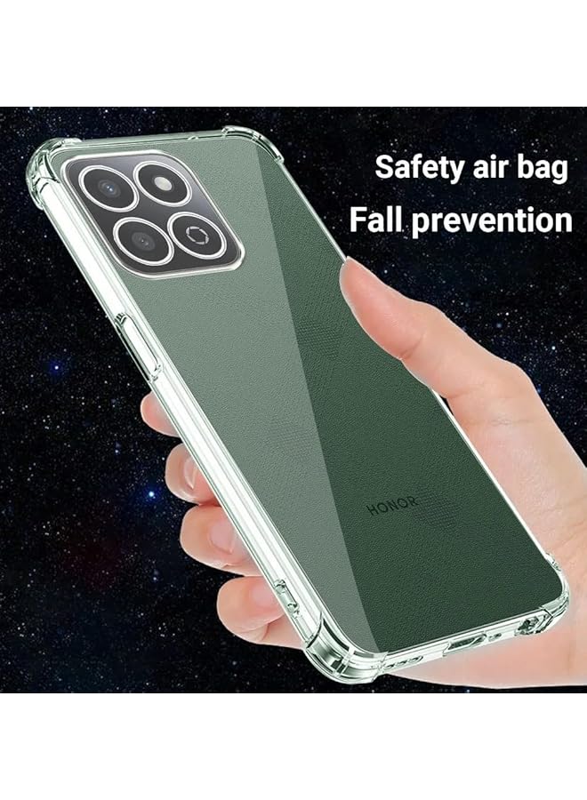 إيروريكس جراب شفاف متوافق مع هاتف Honor X7C، جراب خلفي ناعم شفاف من مادة TPU بتصميم رفيع مع وسادة هوائية مقاومة للصدمات من 4 زوايا وحماية عدسة الكاميرا - Image 5