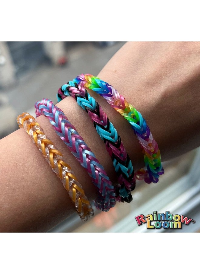 Rainbow Loom Rainbow Loom® Treasure Box Sparkle Edition, 8,000 Rubber Bands in 8 Different Sparkly Colors, and a BONUS of 2 Happy Looms, Great Activities for Boys and Girls 7+  - Image 5