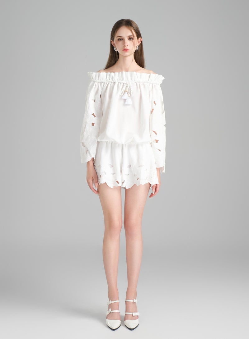 XITA • SEYCHELLES WHITE FLORA MINI DRESS  - Image 1