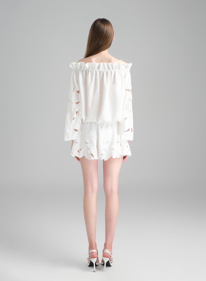 XITA • SEYCHELLES WHITE FLORA MINI DRESS  - Image 2