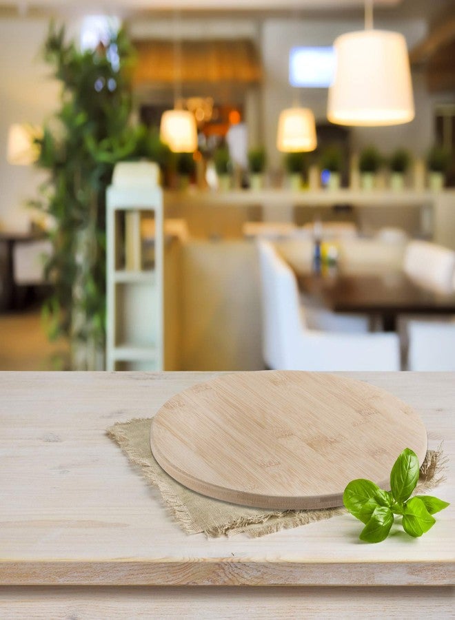 Hammont Round Cutting Board - Made from Bamboo Wood with Juice Grooves - Great for Charcuterie - Meat Chopping Board | 16" (2 Pack) - Image 4