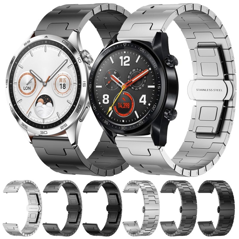 For Huawei Watch Gt5 Pro 46Mm Titanium Alloy 22Mm Metal Watch Band(Silver) - Image 4