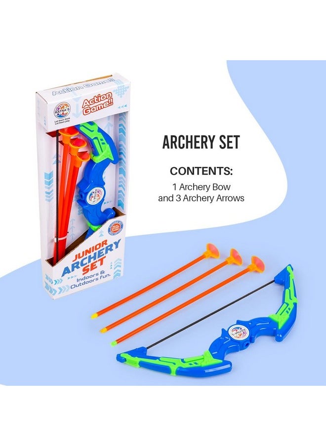 RATNA'S Ratna's Junior Archery Set with 1 Bow and 3 Arrows Small & Compact Size Indoor & Outdoor Fun Travel Games for Kids  - Image 5