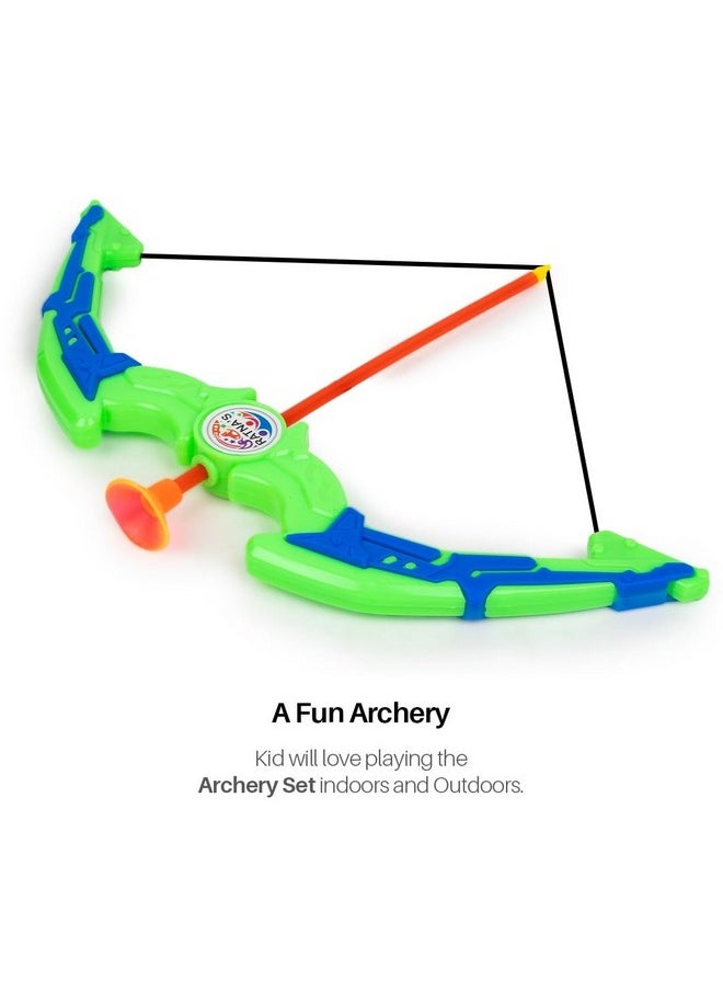 RATNA'S Ratna's Junior Archery Set with 1 Bow and 3 Arrows Small & Compact Size Indoor & Outdoor Fun Travel Games for Kids  - Image 3