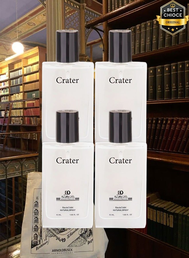Banafa 4 Pieces Crater Perfume For Men 40ml EDT - Image 1