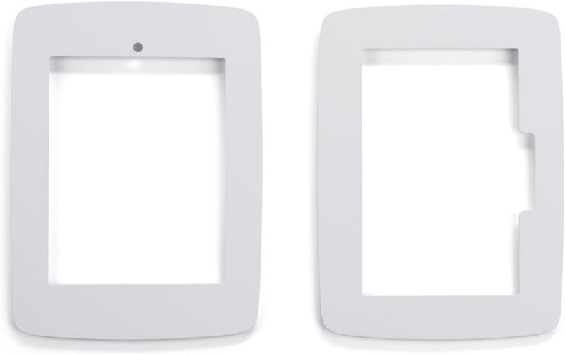 Displays2go White Retail Stand for iPad Steel  ABS Plastic Rotating  Tilting Covered Home Button  White TABFLWH - Image 5