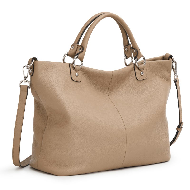 Kattee Women's Soft Leather Tote Bag, Top Satchel Purses and Handbags - Image 1