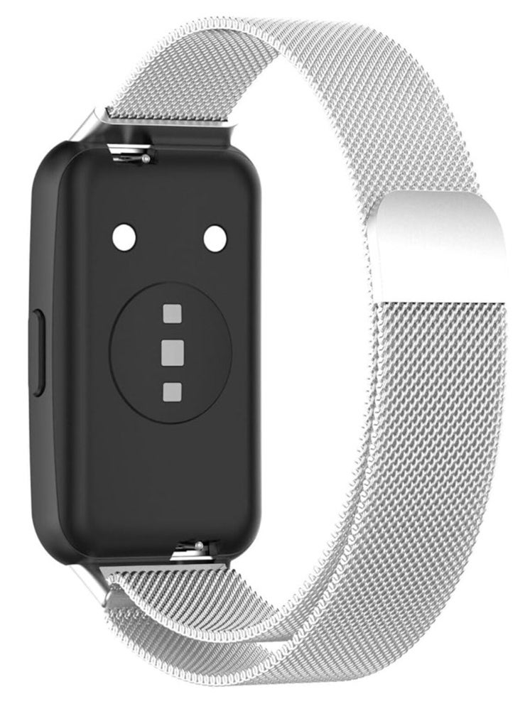 Generic - Milanese Replacement Strap for Huawei Watch Fit - Silver - Image 1