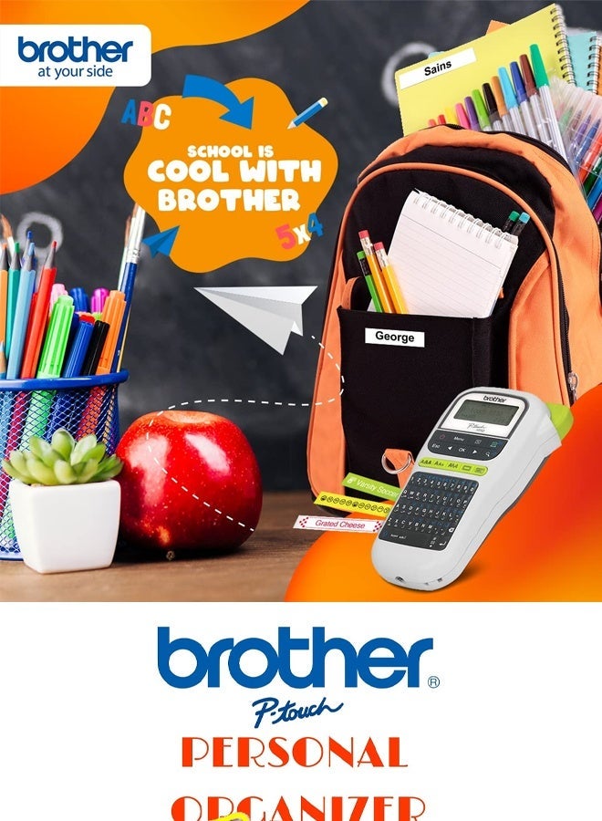 Brother PT-H110 Label Printer For Home And Office, Light Blue - Image 4