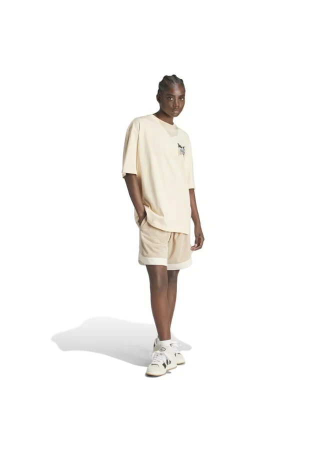Adidas adidas CS BB SHORTS Beige Originals Women SHORTS