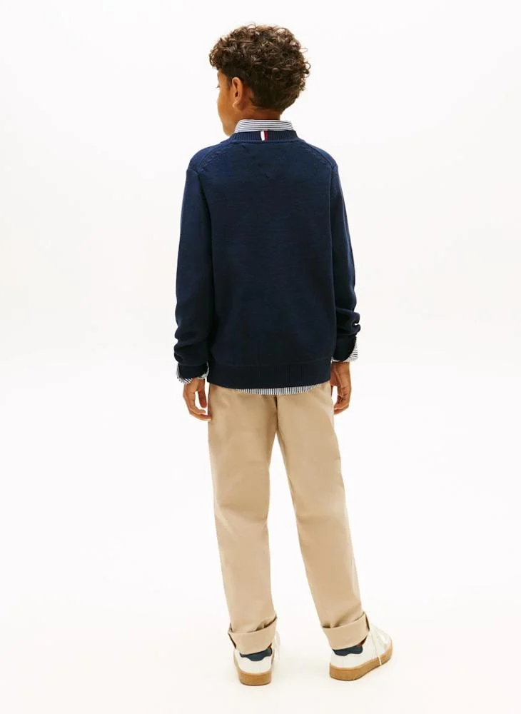 تومي هيلفيغر كنزة برسومات للأطفال