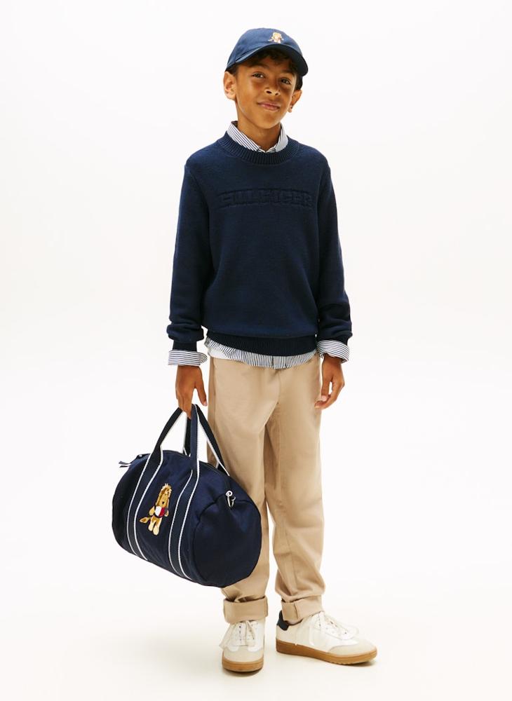 TOMMY HILFIGER Kids Monotype Graphic Sweater - Image 4