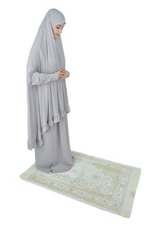 DAMAS COLLECTION Two Piece Islamic prayer dress women with sleeve - Prayer Clothes for Women - Prayer Abaya For women - Jilbab 2 piece, Umrah essentials for women - Prayer set  - Image 2