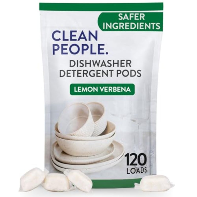 Dishwasher Pods - Cuts Grease and Rinses Sparkling Clean - Residue-Free - Phosphate Free Dishwashing  Pods - Image 1
