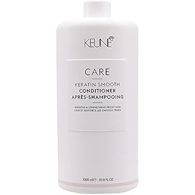 Keune CARE KERATIN SMOOTH CONDITIONER - INFUSED WITH KERATIN, PROVITAMIN B5 AND SHEA BUTTER - 1000ML