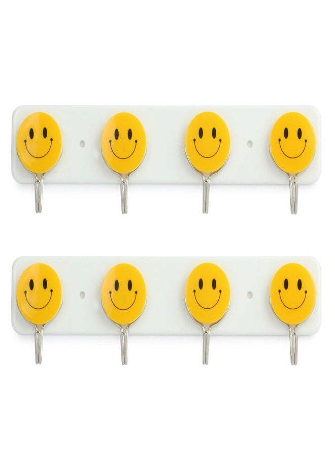 BOSCO Adhesive Hooks Heavy Duty Wall Hooks, for Hanging Hat,Towel Robe Hook Rack Wall Mount- Bathroom and Bedroom Hooks for Wall Without Drilling - Image 1
