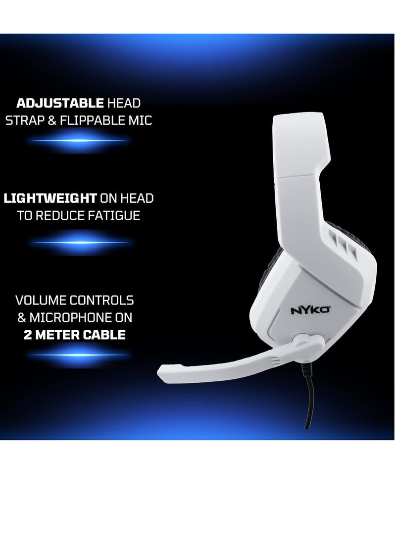 Nyko NP5-4500 over-ear Stereo Headset Wired 3.5mm Jack  2M cable - Swivel Noise Reduction Mic - Lightweight and Durable Frame -Ultra Comfortable Cushion - for PlayStation 5 -4 , Xbox Series , Xbox One, PS4, PS5, Switch  - Image 3