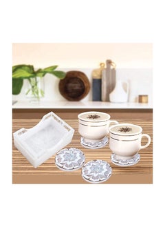 Y&D Home Decoration, Round Resin Coaster Mold Sets of 5 Pack, Silicone Storage Box Mold, Molds for Casting, Cups Mats, Candle Holder, Soap Birthday, Christmas Etc  - Image 3