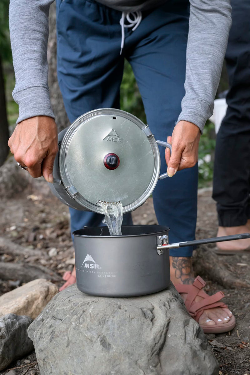 MSR WindBurner 4.5 Liter Nonstick Camping and Backpacking Stock Pot,Gray - Image 3