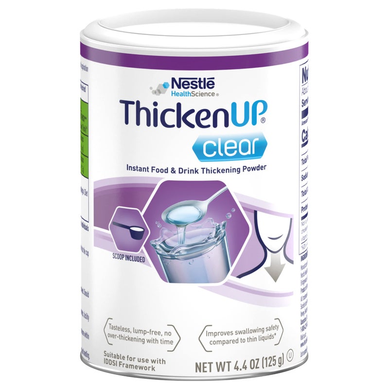 Nestle Thicken Up Clear Instant Food Drink Thickener Tasteless Odorless Thickener for Liquids For Dysphagia Patients Unflavored 44 Ounce Pack of 1 - Image 1