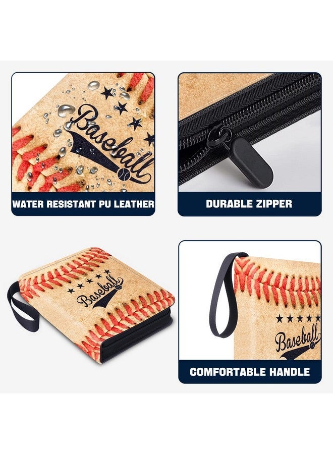 HESPLUS Baseball Card Binder with 900 Pockets, Sports Trading Card Binder, Collectible Trading Card Albums with 50 Pages Card Sleeves to Organize and Protect Baseball Trading Cards for Collectors - Image 5