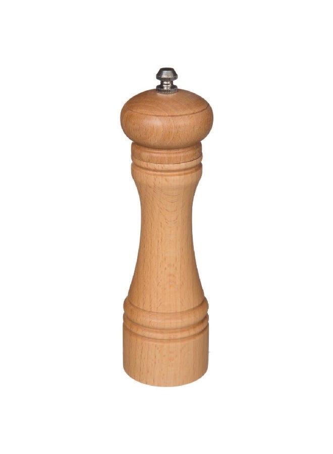 Five Simply Smart Compact Wood Bistrot Pepper Hand Mill Beige and Steel 20.5 cm 136327 - Image 2