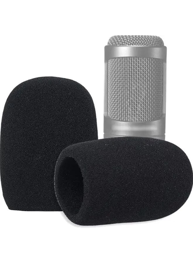 Black AT2020 Microphone Windscreen Cover Windproof Pop Filter for Audio Technica - Image 2