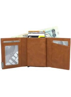 Classic Milano Classic Milano Faux Leather RFID Blocking Pop Up Wallet for Men and Women - Automatic Card Holder Wallet with Pop-up Design - Secure, Compact Credit Card Holder for Men - Stylish Wallet for Men & Women’s RFID Card Wallet  - Image 3