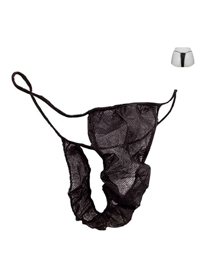 ماكس كير سراويل تانغ غير منسوجة للاستعمال لمرة واحدة – أسود (عبوة 100 قطعة) - Image 1