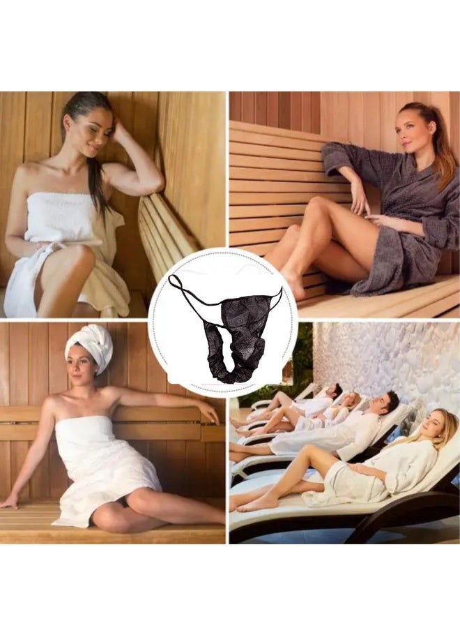 ماكس كير سراويل تانغ غير منسوجة للاستعمال لمرة واحدة – أسود (عبوة 100 قطعة) - Image 3