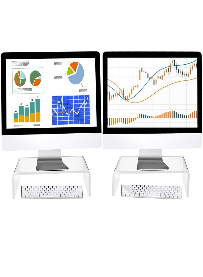 جيتِك Jetec Acrylic Monitor Stand 12x8x3inch