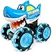 stargo Shark Monster Truck Toys Light Up Chomping Pull Back Truck Birthday Gifts for Toddlers Boys Toys Monster Truck Childrens Toys for Kids Boys Ages 35 46 57 48 - Image 2