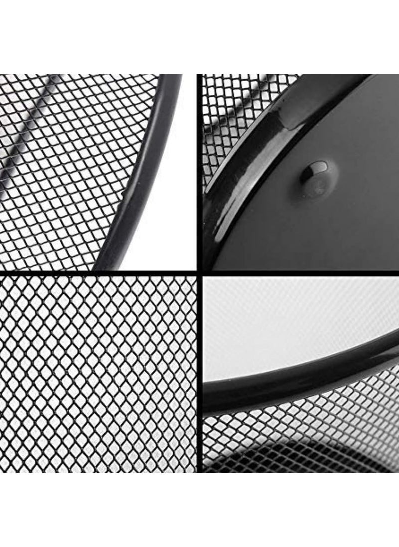 VeleSolv VeleSolv Metal Mesh Big Size Dustbin for Living Room Office use Room Small Rooms School Bedroom Kids Medium Set of 2  - Image 5