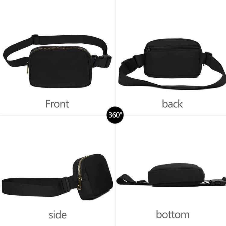 Outdoor Sports Crossbody Bag Mobile Phone Bag Nylon Running Fitness Bag Ready-Made Lulu Same Style Waist Bag - Image 3
