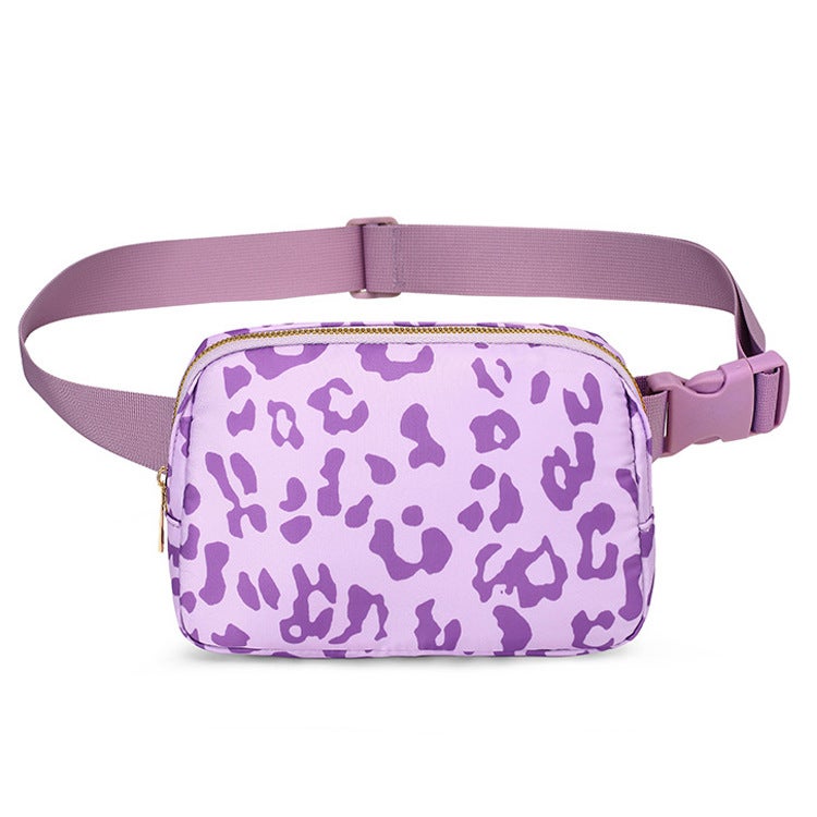Outdoor Sports Crossbody Bag Mobile Phone Bag Nylon Running Fitness Bag Ready-Made Lulu Same Style Waist Bag - Image 1