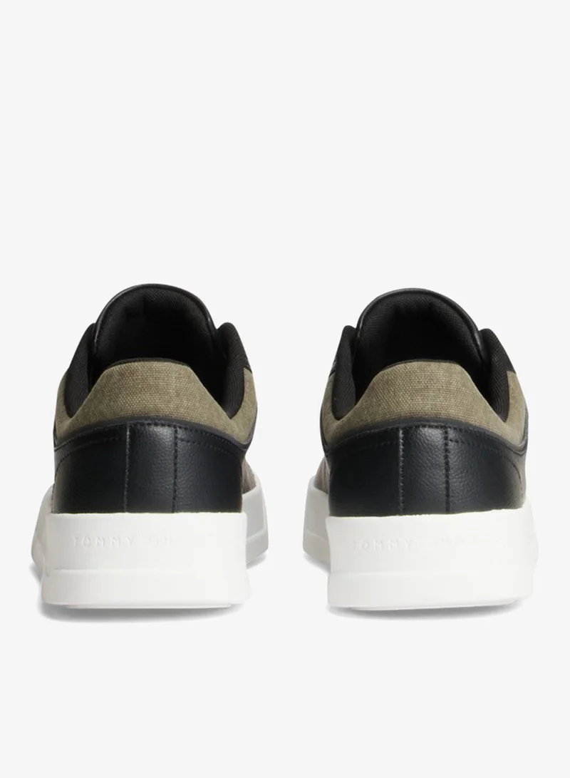 Tommy Hilfiger  Mixed Texture Court Trainers With Leather for Men | Best Price UAE
