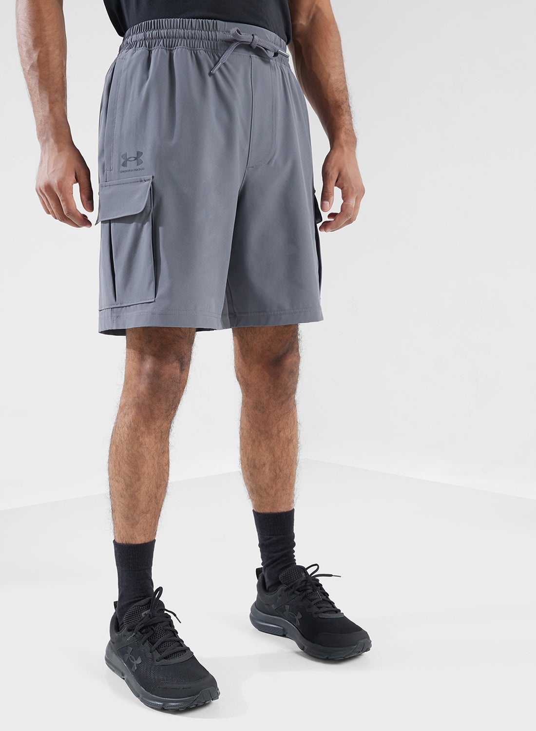 mens woven cargo shorts