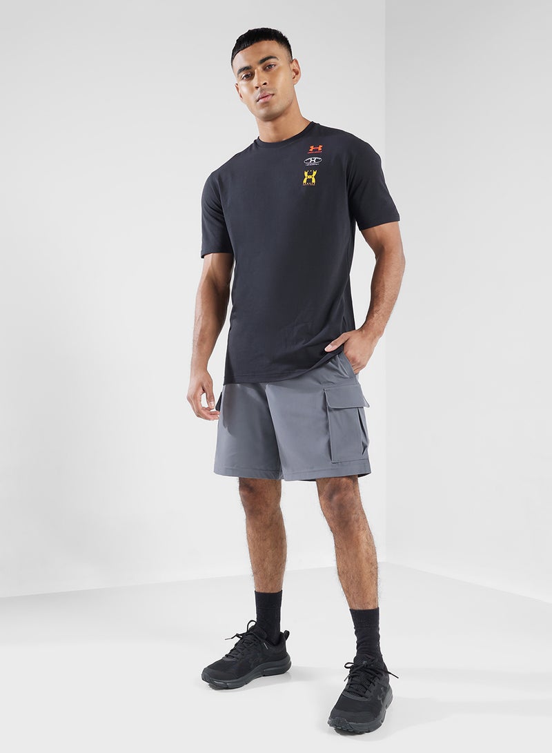 اندر ارمر شورت كارغو منسوج رجالي - Image 2