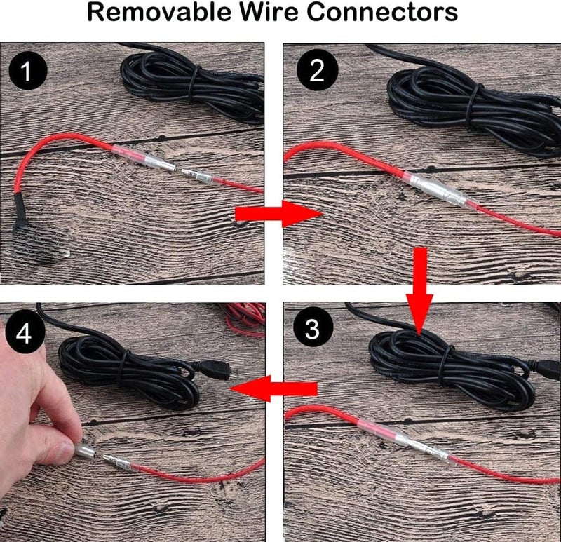 Gebildet Dash Cam Hardwire Kit, Type-C USB 12V-24V to 5V with Low Voltage Protection, 13Ft/320Cm Charger - Image 5
