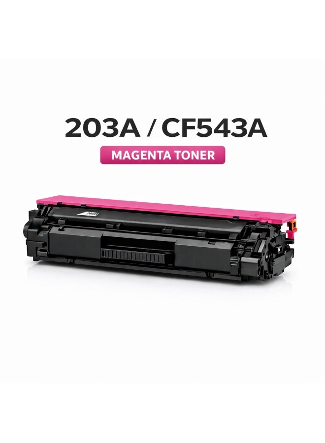 مالتي كلر خرطوشة حبر متوافقة HP 203A CF543A ماجنتا – حبر ليزر عالي الجودة - Image 1