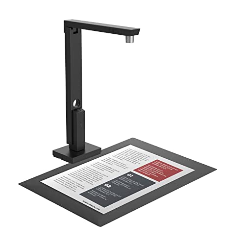 CZUR Lens1200 Pro Portable Document Scanner, 12MP USB Document Camera, Fast Scan 1s/Page, Capture Size A4, Easy-to-Use OCR, Travel-Friendly Mobile Scanner for Mac & Windows(Not for Books) - Image 1