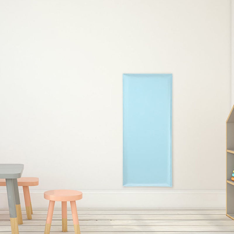 🏠 ألواح عازلة للجدران بأربعة قطع باللون أزرق سماوي تصميم حديث لحماية غرف الأطفال - Image 4