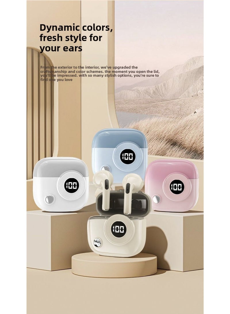 Wireless Earbuds Bluetooth 5.4 With ENC Mic, IPX5 Waterproof, 24H Playback and LED Display - Image 2