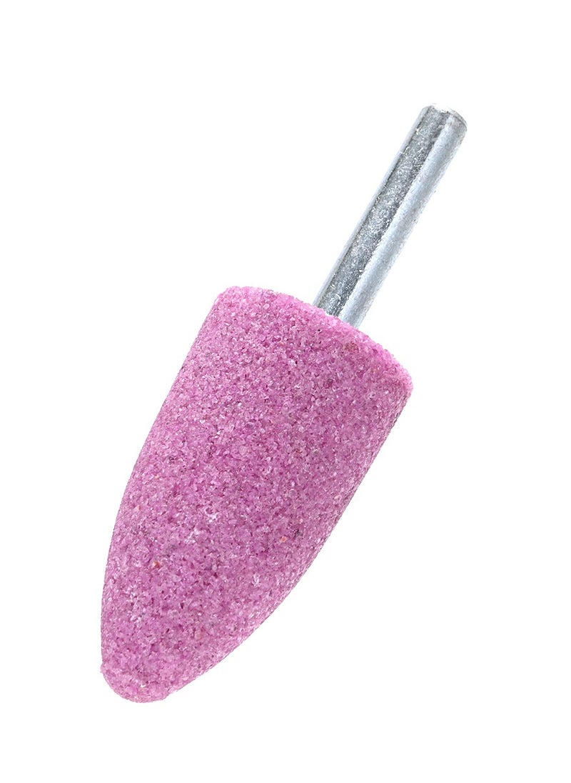 LAWAZIM - Grinding Head Drill Bits-25/50- Pink Alumina Smoothing Abrasive Tapered Cone Bit -Sharpening Stones for Precision Grinding, Metal Surface Finishing Rust Removal and Multi-Purpose Shaping Tools - Image 1