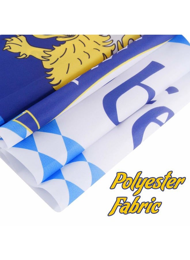Tuparka Oktoberfest Sign Banner Flag Oktoberfest Decorations Octoberfest Party Supplies Polyester Fabric Banner (Set of 4) - Image 4