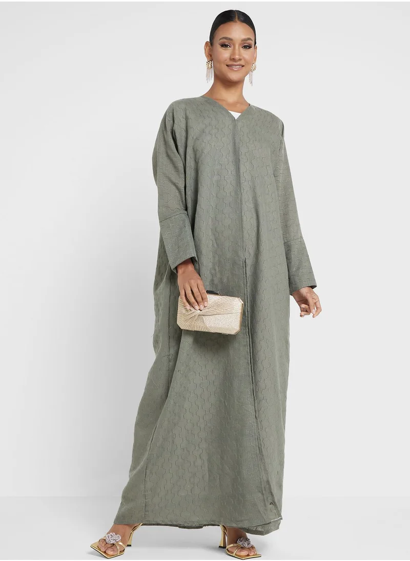 Khizana Textured Abaya