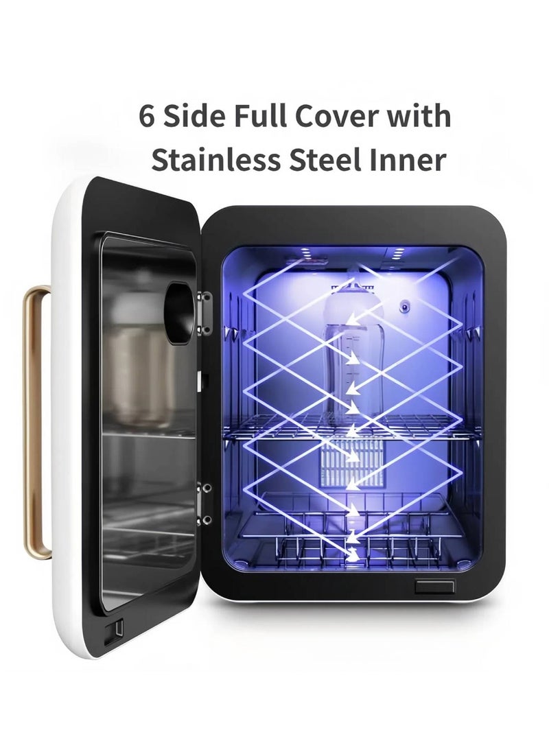 Dxmocos UV Sterilizer and Dryer, 22L Baby Bottle Sterilizer and Dryer, Multi-functional Disinfection Cabinet for Toys, Clothes, Beauty Tools, Tableware, Phone, Home Office Items  - Image 2