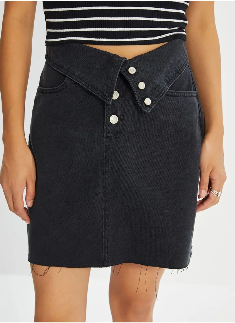 trendyol Denim Mini Skirt